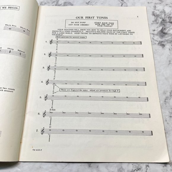 The Band Booster Book 1 John Kinyon A Method For The Beginning Band 1960 - Picture 3 of 8
